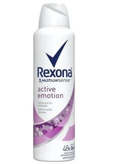 DESODORANTE AEROSOL REXONA FEMININO ACTIVE EMOTION 90G