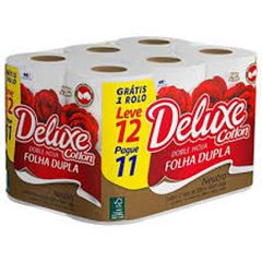 PAPEL HIGIENICO DELUXE FOLHA DUPLA 20M 12UN