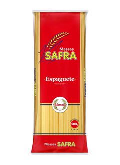 MACARRAO SAFRA SEMOLA ESPAGUETE 500G