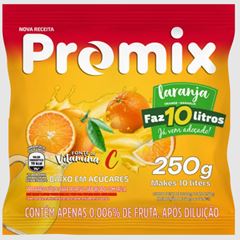 REFRESCO PROMIX FAZ 10LT LARANJA 250GR
