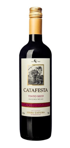 BEBIDA VINHO SECO CATAFESTA TRADICIONAL 750ML