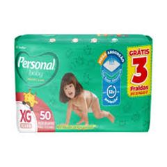 FRALDA PERSONAL HIPER XG GRATIS L 50 P 47 UN