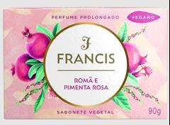 SABONETE FRANCIS CLASSICO SALMAO ROMA&IMENTA ROSA 90GR