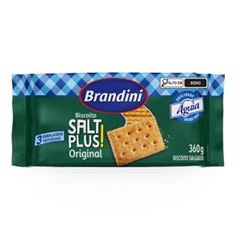 BISCOITO BRANDINI SALT PLUS ORIGINAL 360G