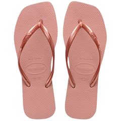 SANDALIA HAVAIANA SLIM SQUARE ROSA 37/38