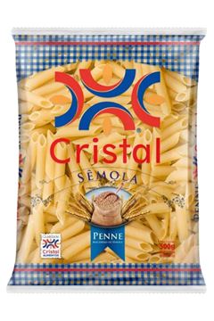 MACARRAO CRISTAL SEMOLA PENNE 500G