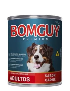 RACAO BOMGUY ADULTO CARNE LATA 24X280G