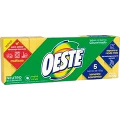 SABAO BARRA OESTE NEUTRO 5UN 120G