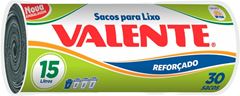 SACO PARA LIXO VALENTE ROLO 15L