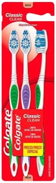 ESCOVA DENTE COLGATE CLASSICA CLEAN LEVE 3 PAGUE 2
