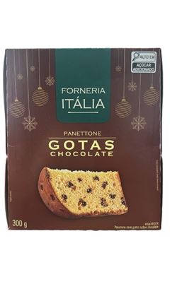 PANETTONE FORNEIRA ITALIA GOTAS DE CHOCOLATE 300GR
