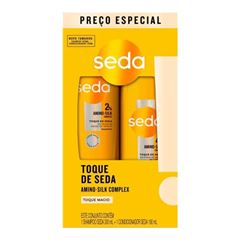 KIT SEDA SHAMPOO+CONDICIONADOR 300ML+190ML TOQUE DE SEDA