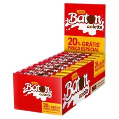 CHOCOLATE GAROTO BATON AO LEITE 480G GT 20%