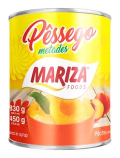 DOCE PESSEGOS CALDA MARIZA FOODS 450GR