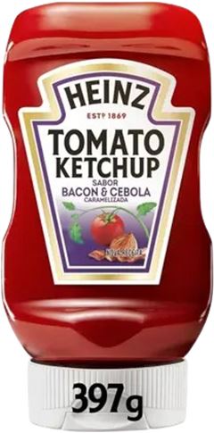 KETCHUP HEINZ BACON E CEBOLA  FP 397G