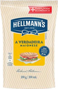 Maionese Hellmanns Sachet 200g
