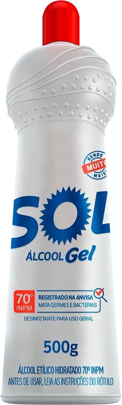 ALCOOL GEL SOL 500ML 70%