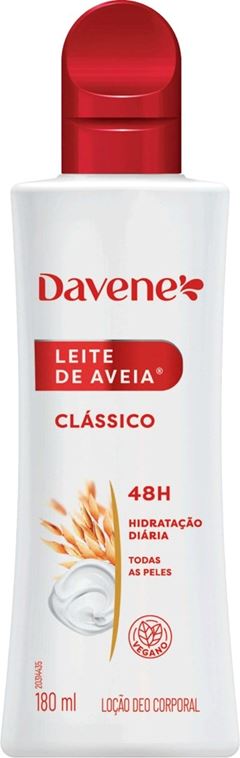 CR HID DAVENE 180ML LEITE AVEIA CLASSICO