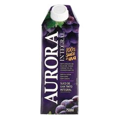 SUCO UVA AURORA 750ML TTO INTEGRAL TP