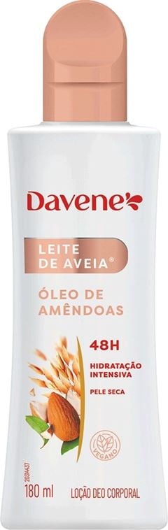 CR HID DAVENE 180ML LEITE AVEIA AMENDOAS